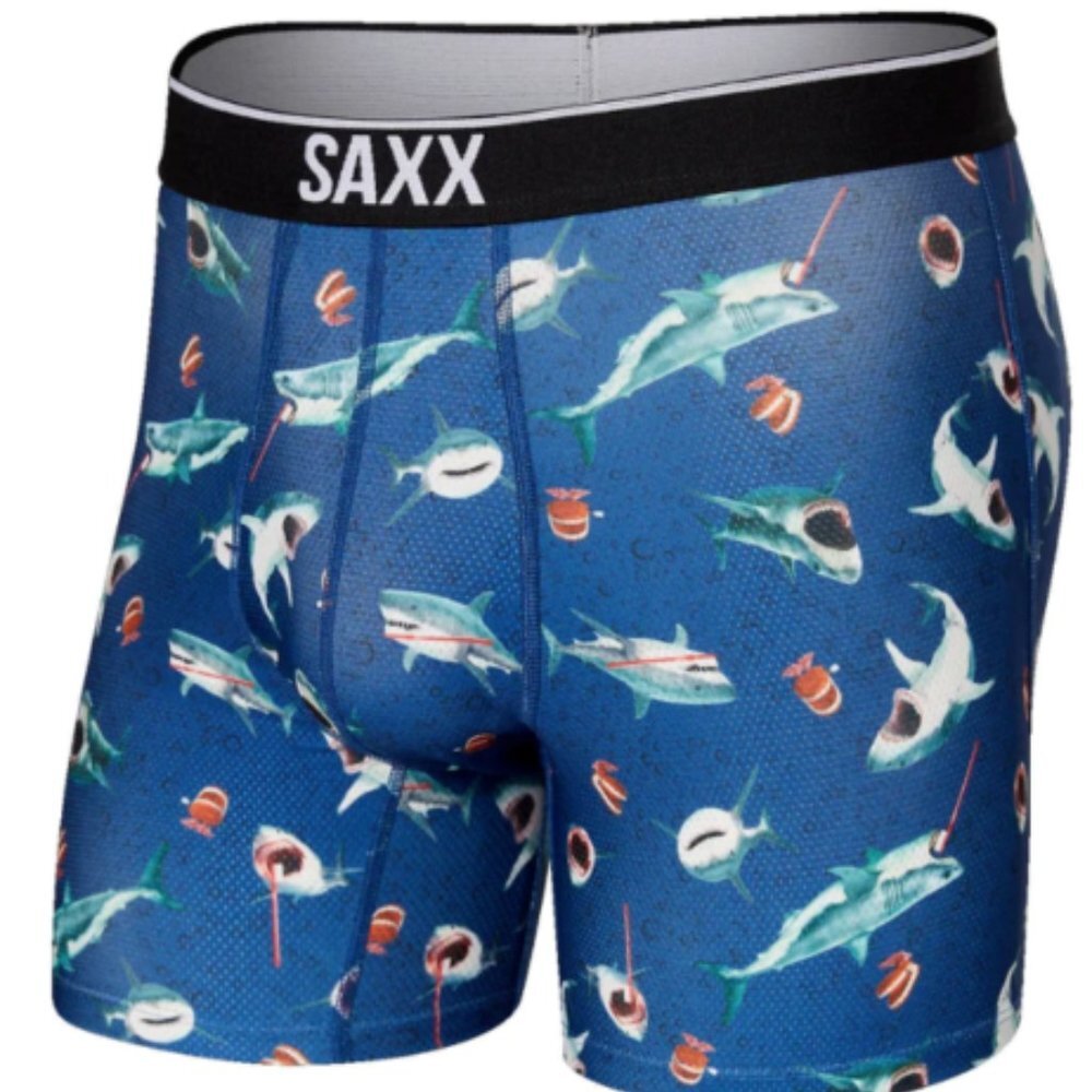 SAXX Volt Chomper Print Boxer Briefs Slim Fit